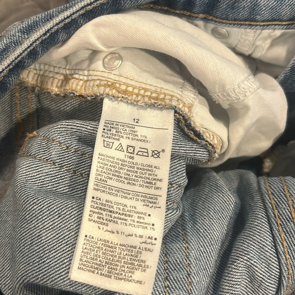 Old navy loose fit jeans size 12 - Picture 6 of 6